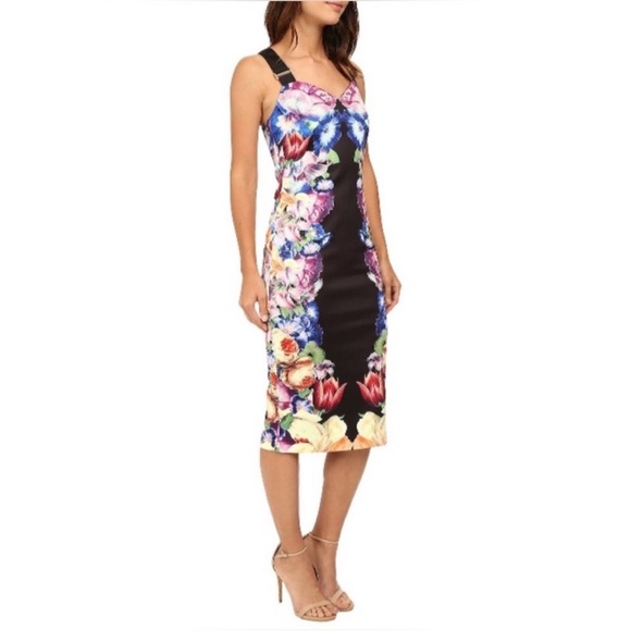 Ted Baker Women's Deony Tapestry Flora Buckle Strap Dress - Picture 4 of 9